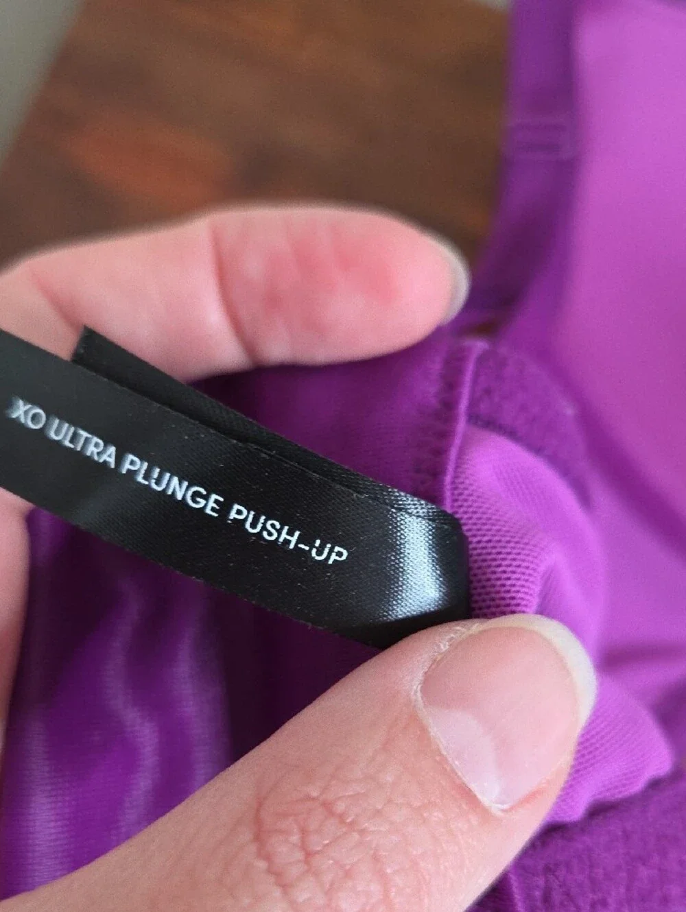 torrid Purple Lace XO Ultra Plunge Push-Up Bra